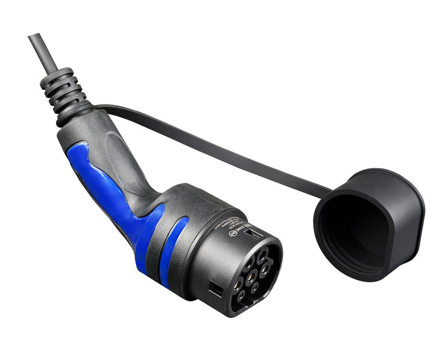 SyncEV EVCM22135 Mode 2 EV Charging Cable 5m 3 Pin Plug to Type 2 - westbasedirect.com