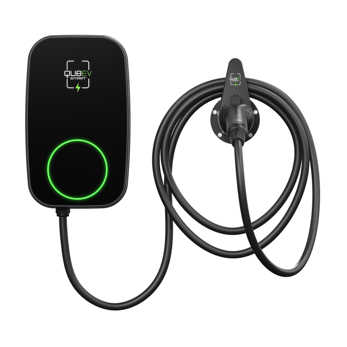 Rolec EVON0105 QUBEV SmartEV Charger Type 2 5m Tethered 32A (22kW) - westbasedirect.com
