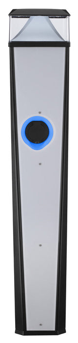 BG SyncEV EVPCFSM211LBGR Pro Charger Floor Mount Dual Socket Outlet Three Phase 2X11kW Integrated MID Meter Lit Head 4G - westbasedirect.com