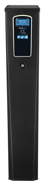 BG SyncEV EVPCFSM211NBGR Pro Charger Floor Mount Dual Socket Outlet Three Phase 2X 11kW Integrated MID Meter 4G - westbasedirect.com
