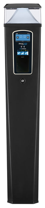 BG SyncEV EVPCFSM27LBGRP Pro Charger Floor Mount Dual Socket Outlet Single Phase 2X7.4kW Integrated MID Meter Lit Head 4G Pay Terminal - westbasedirect.com