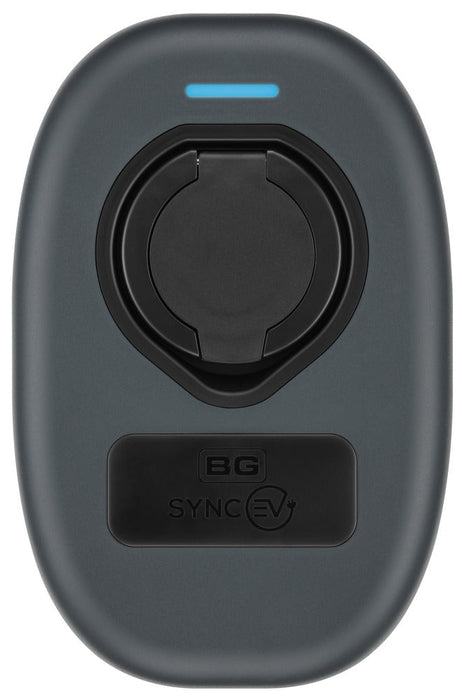 BG SyncEV EVWC2S22GR EV Wall Charger 22kW Three Phase Type 2 Socketed Wi-Fi/LAN/RFID - Black - westbasedirect.com