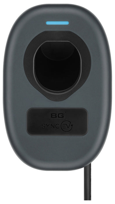 BG SyncEV EVWC2T7G EV Wall Charger 7.4kW Single Phase Type 2 Tethered Wi-Fi, 7.5m cable (incl. CT clamp) - westbasedirect.com