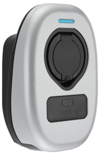 BG SyncEV EVWC2S22GGR EV Wall Charger 22kW Three Phase Type 2 Socketed Wi-Fi/LAN/4G/RFID - Black