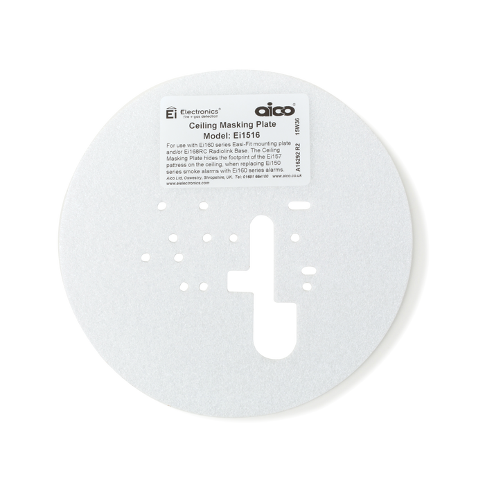 Aico Ei1516 Masking Plate for Changing from 150 Series Alarms to Ei2110e, 160e or 140RC Series Alarms - westbasedirect.com