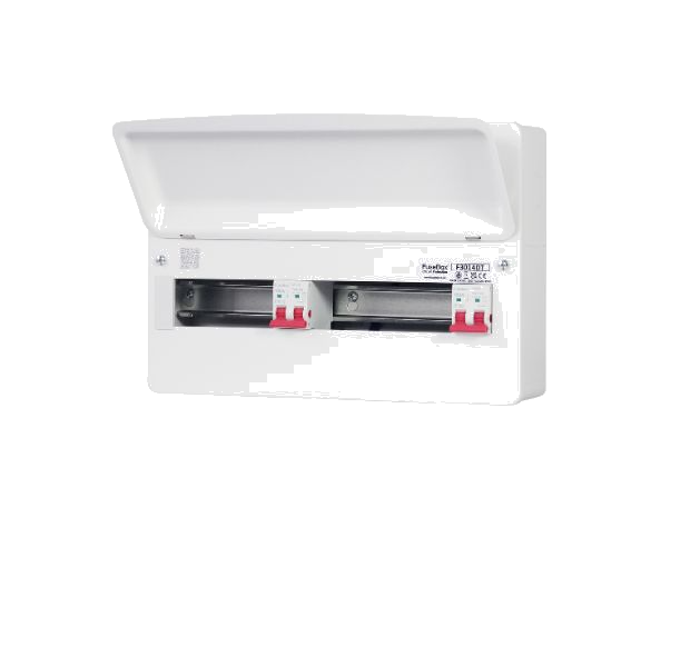 FuseBox F3014DT 14 Way (7/7) Dual Tariff Consumer Unit with 2x100A Main Switch - westbasedirect.com