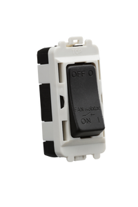Knightsbridge GDM020MB 10A Fan Isolator Module - Matt Black