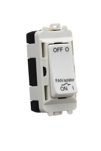 Knightsbridge GDM020U 10A Fan Isolator Module - White