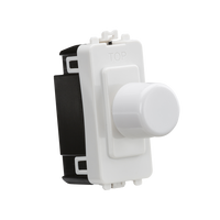 Knightsbridge GDM022U 6A 1G 2-Way Dummy Dimmer Module - White