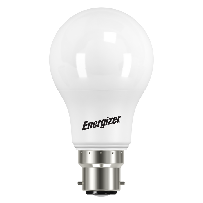 Energizer S16709 8.8W 806lm B22 BC GLS LED Bulb Opal Warm White 3000K Boxed (2 Pack) - westbasedirect.com