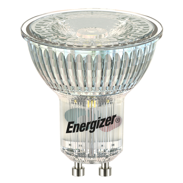 Energizer 4W 345lm GU10 Spotlight LED Bulb Full Glass Warm White 3000K - westbasedirect.com