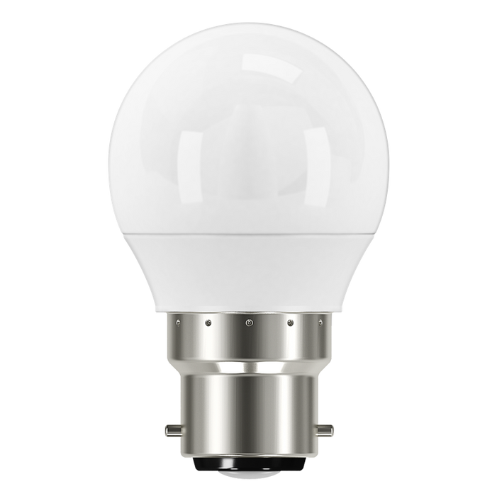 Energizer S8834 3W 250lm B22 BC Golf LED Bulb Opal Warm White 2700K - westbasedirect.com