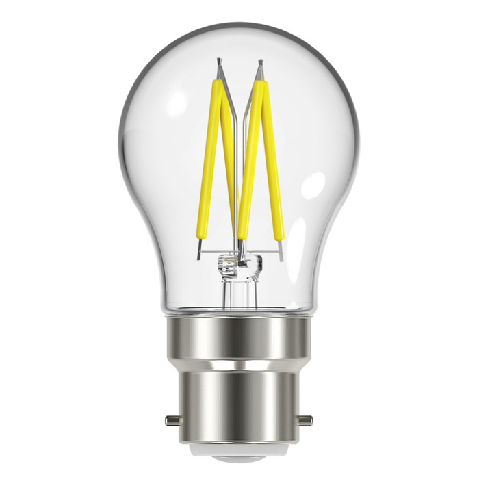 Energizer 4W 470lm B22 BC Golf Filament LED Bulb Warm White 2700K - westbasedirect.com