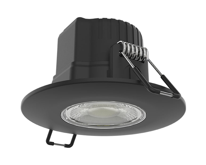 Collingwood H2EXT1B H2 Pro Extreme CSP IP65 5W & Colour Switchable LED Outdoor Soffit Downlight 2200K/2700K/3000K Black - westbasedirect.com