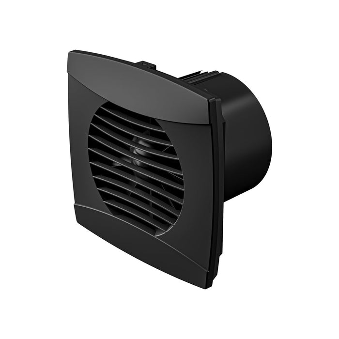 Velair EVEHA100S003 Helix Air Extractor Fan Standard 100mm Black - westbasedirect.com