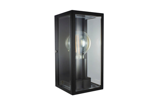 Integral ILDEA036 Outdoor Decorative Wall Light Contemporary Lantern IP44 For 1x E27 Black (Bulb Not Included) - westbasedirect.com