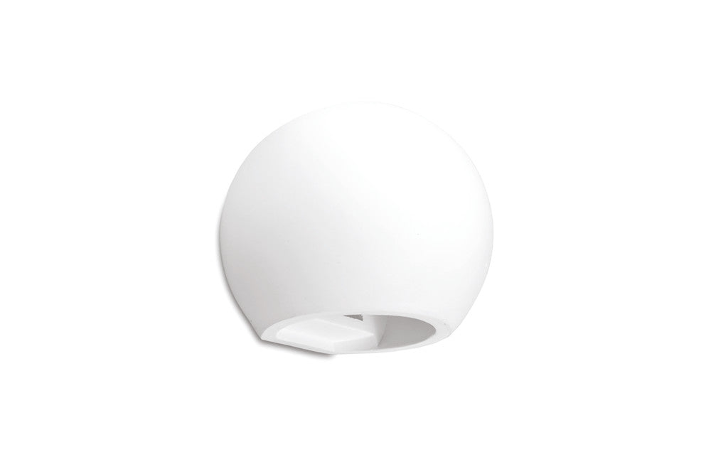 Integral ILDEC002 Indoor Decorative Paintable Gypsum Serres Wall Light IP20 For 1x G9 Max 40W White