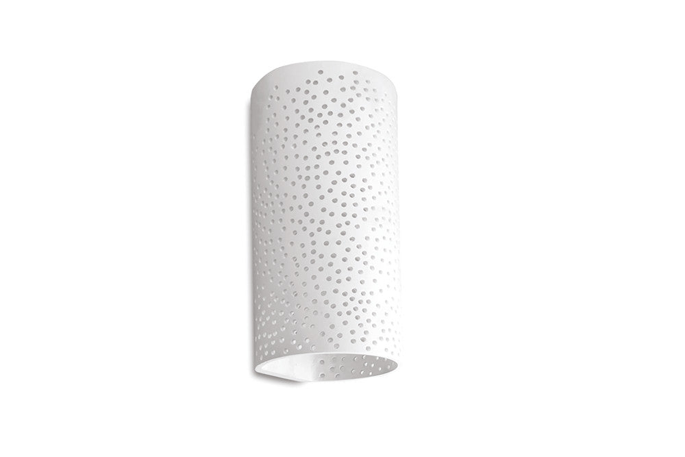 Integral ILDEC005 Indoor Decorative Paintable Gypsum Veria Wall Light IP20 For 1x E14 Max 40W White