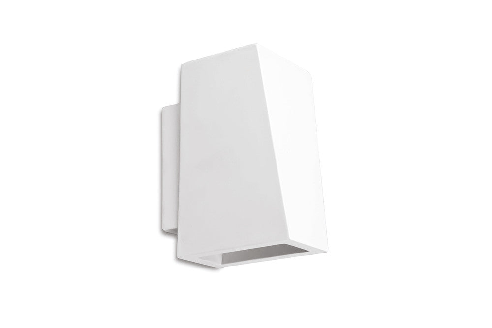 Integral ILDEC009 Indoor Decorative Paintable Gypsum Kastoria Wall Light IP20 For 1x G9 Max 40W White