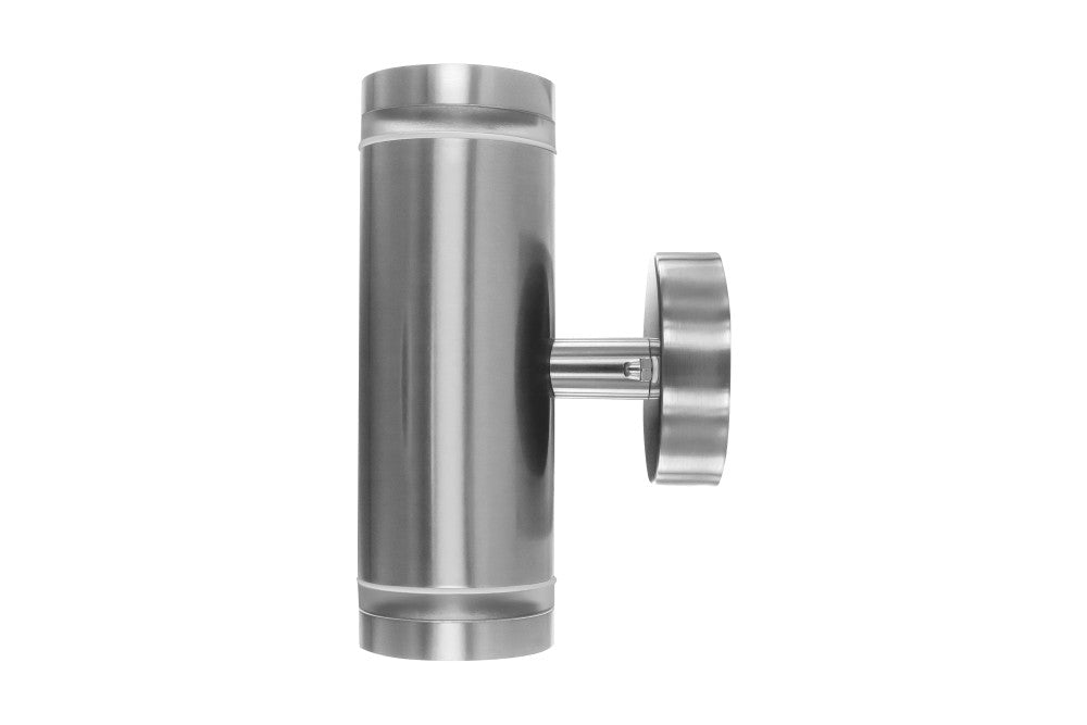Integral ILDED041 Outdoor Stainless Steel Up And Down GU10 IP65 Wall Light Steel - westbasedirect.com