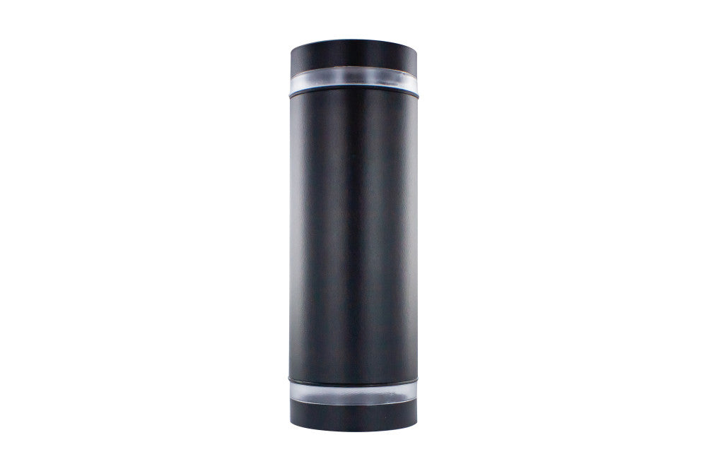 Integral ILDED042 Outdoor Stainless Steel Up And Down GU10 IP65 Wall Light Black - westbasedirect.com