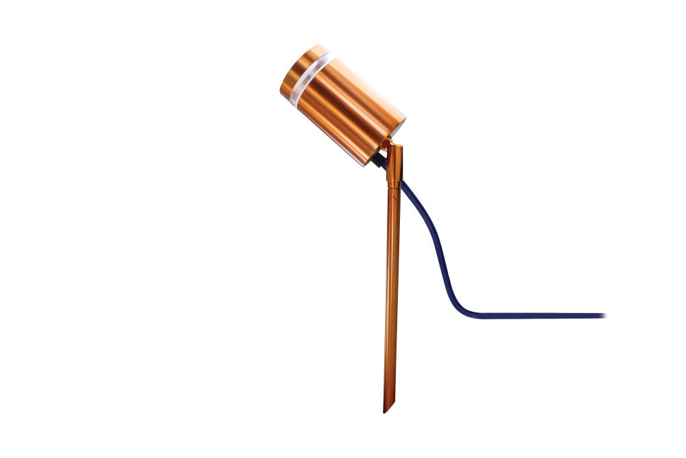 Integral ILDED052 Outdoor Stainless Steel GU10 IP65 Spike Light Copper - westbasedirect.com