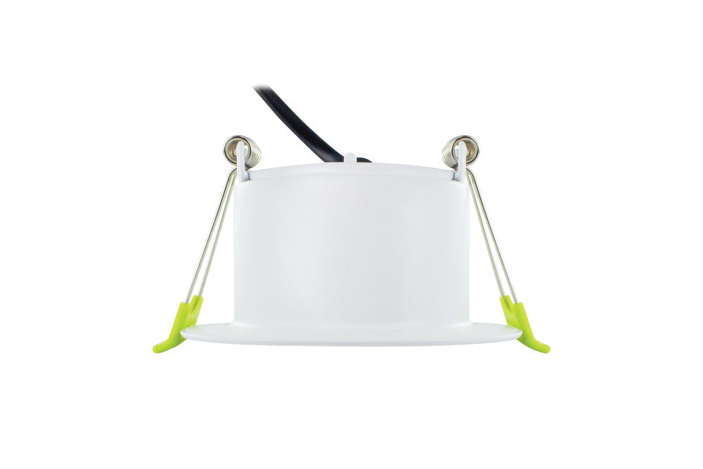 Integral ILDLFR65M001 EcoGuard Fire Rated Downlight 65mm Cutout IP65 600lm 5W 3000K 38 Beam Dimmable White - westbasedirect.com