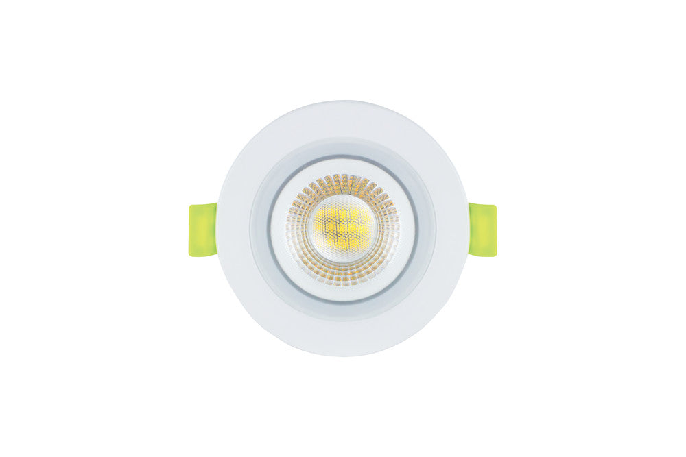 Integral ILDLFR65M001 EcoGuard Fire Rated Downlight 65mm Cutout IP65 600lm 5W 3000K 38 Beam Dimmable White - westbasedirect.com