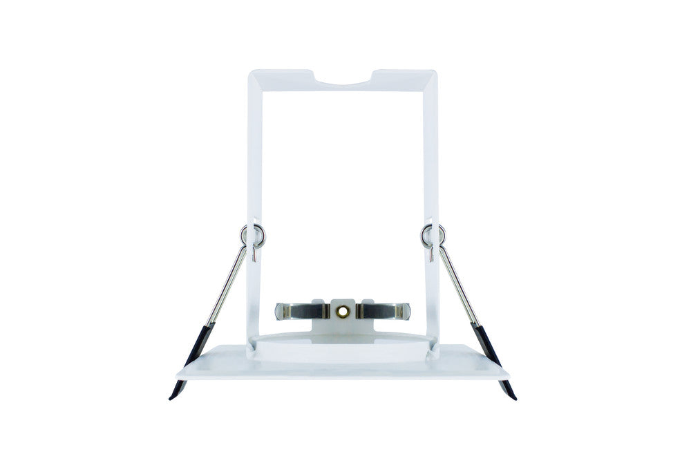 Integral ILDLFR70D009 Evofire Fire Rated Downlight 70mm Cutout IP65 White Square +GU10 Holder & Insulation Guard - westbasedirect.com