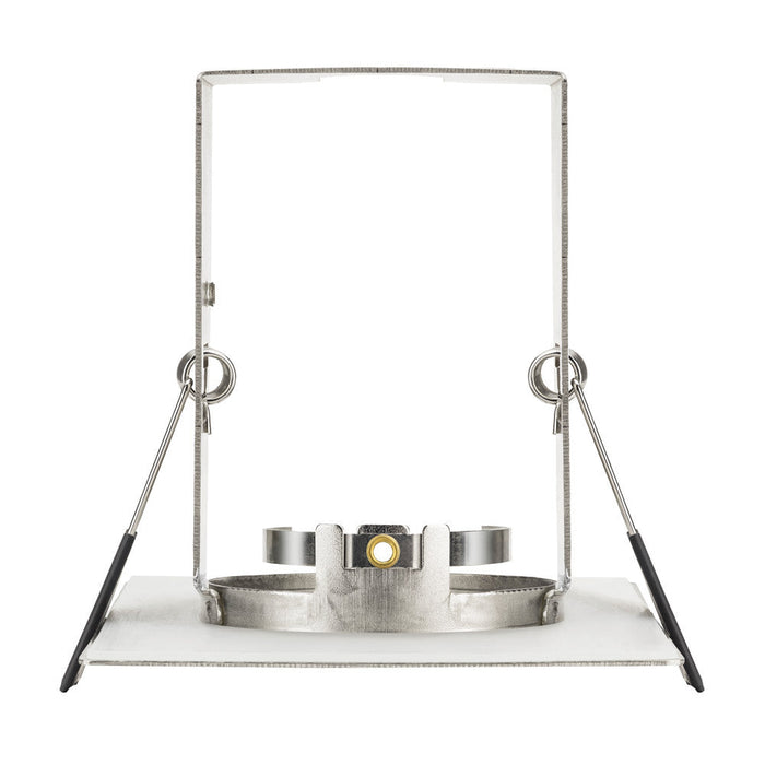 Integral ILDLFR70D010 Evofire Fire Rated Downlight 70mm Cutout IP65 Satin Nickel Square +GU10 Holder & Insulation Guard - westbasedirect.com