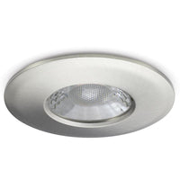 JCC JC1001/BN V50 Fire-rated LED downlight 6W 700lm IP65 Brushed Nickel