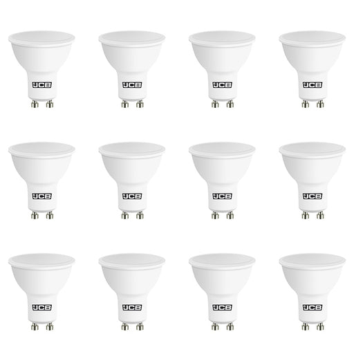 JCB S10963 GU10 Spot LED Bulb 4.9W 345lm Warm White 3000K (12 Pack) - westbasedirect.com