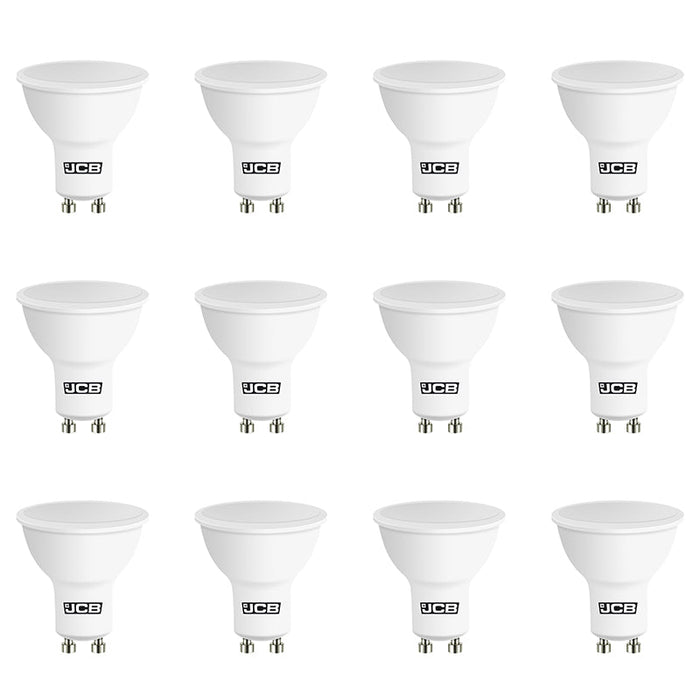 JCB S12498 GU10 Spot LED Bulb 3W 230lm Cool White 4000K (12 Pack) - westbasedirect.com