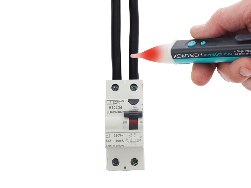 Kewtech KEWSTICK DUO Dual Sensitivity Non Contact Voltage Detector - westbasedirect.com