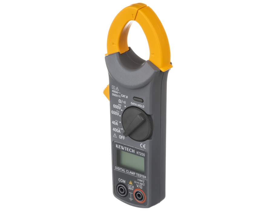 Kewtech KT200 Digital AC 400A, 600V Clamp Meter 30mm Jaw - westbasedirect.com