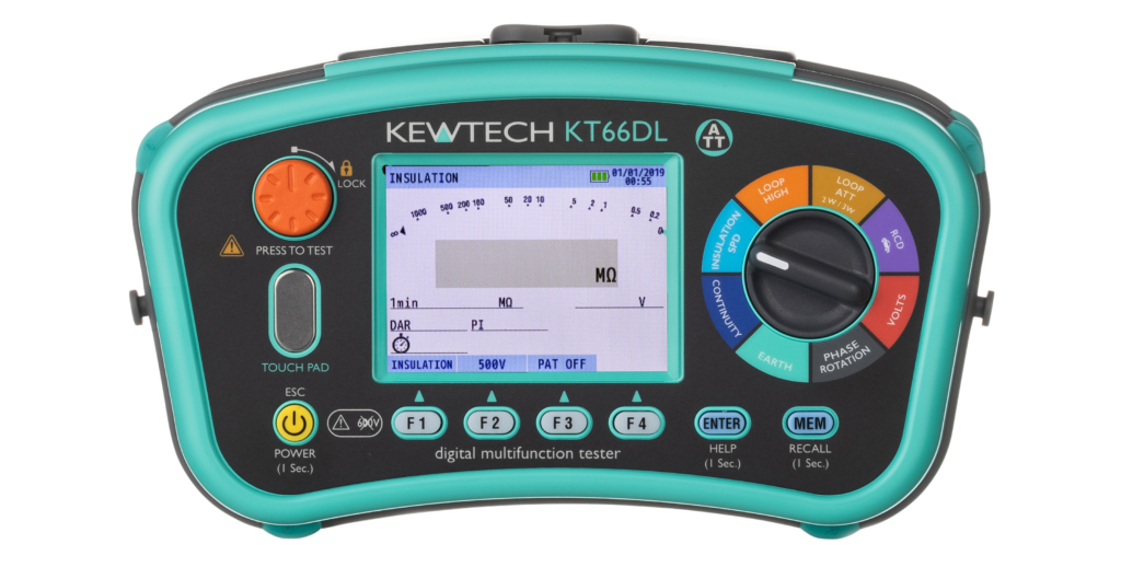 Kewtech KT66EV Kit with KT66DL 12in1 MFT & KEWEVA (EV Charging Point Testing Adapter) - westbasedirect.com