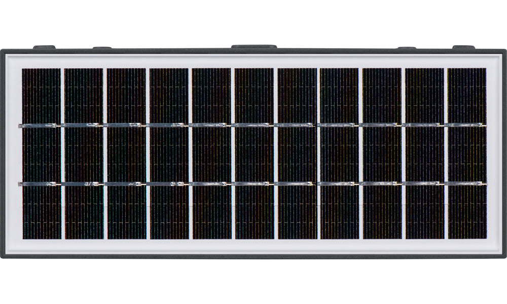 Luceco LEXSBR80G30 Decorative Solar Brick Light with PIR Sensor Slate Grey IP54 6W 800lm 3000K - westbasedirect.com
