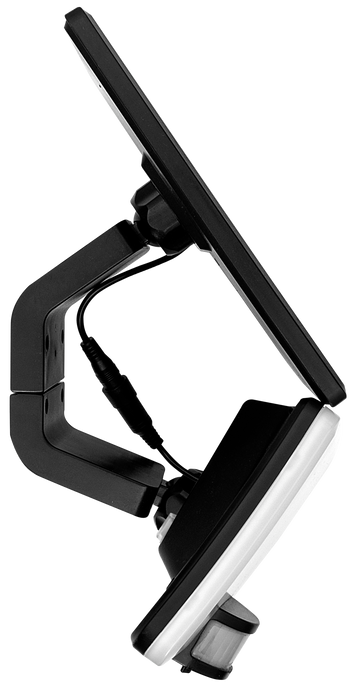 Luceco LEXSF8B40 Solar Guardian Floodlight with PIR Sensor & Detachable Solar Panel 8W 800lm 4000K - westbasedirect.com