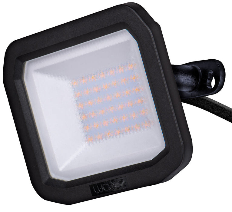 Luceco LFS30B150 30W 3150lm 5000K IP65 Castra Security Floodlight Standard Black - westbasedirect.com