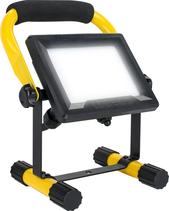 Luceco LSLPW161V Site 110V Portable Work Light 1800lm 22W + 16A Plug - westbasedirect.com