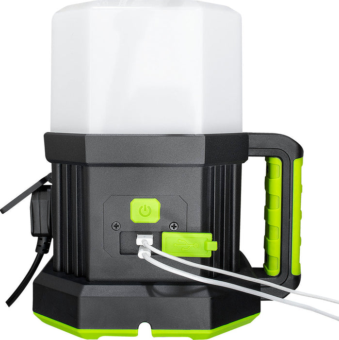 Luceco LWHOA70G65UK Herculous Open Area Worklight 7150lm 66W 6500K 1xUK Socket 3m Cable + UK Plug - westbasedirect.com