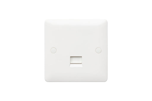 MK Base MB427WHI White Moulded 1G Secondary BT Telephone Socket - westbasedirect.com