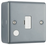BG MC552F Metal Clad 13A Fused Spur Unit + Flex Outlet