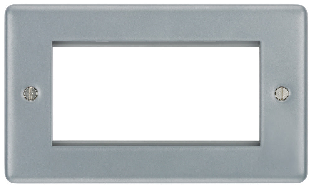 BG MC5EMR4 Metal Clad 4G Euro Module Plate - westbasedirect.com