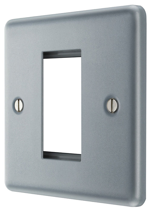 BG MC5EMS1 Metal Clad 1G Euro Module Plate - westbasedirect.com