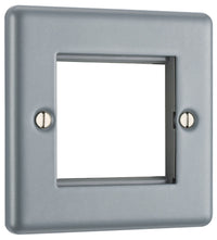 BG MC5EMS2 Metal Clad 2G Euro Module Plate