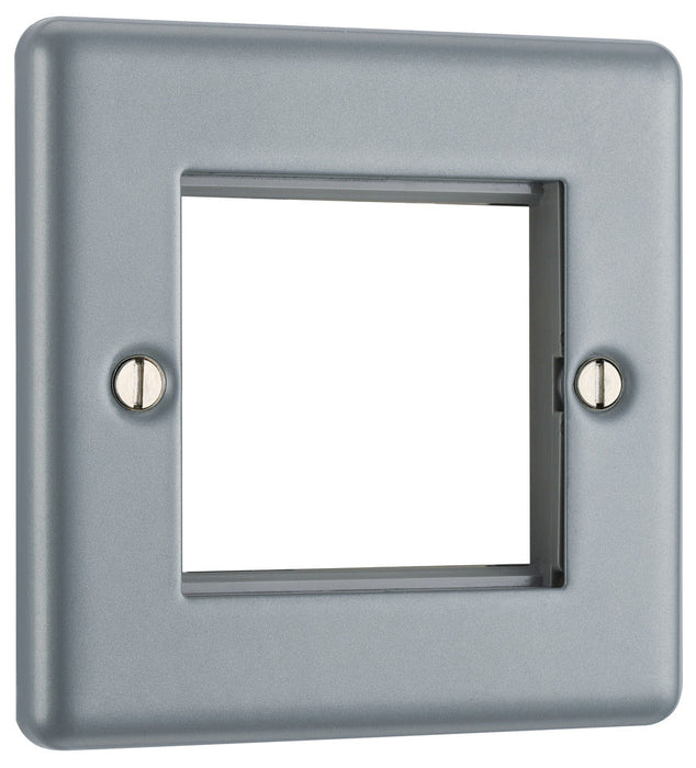 BG MC5EMS2 Metal Clad 2G Euro Module Plate - westbasedirect.com
