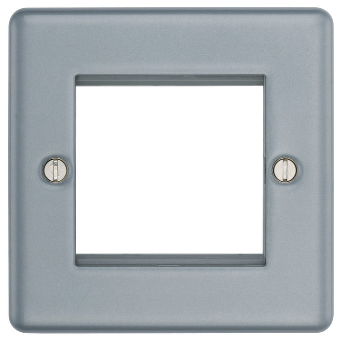 BG MC5EMS2 Metal Clad 2G Euro Module Plate - westbasedirect.com