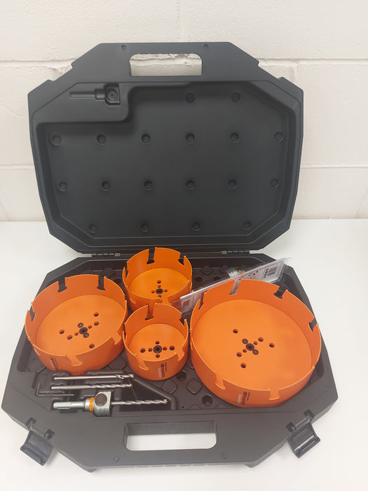 Mandrex MHSV1001A MXqs Hole Saw Kit - Ventilation - Multi-purpose SuperXcut - westbasedirect.com