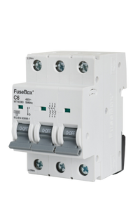 FuseBox MT10C063 6A 3P C Curve 10kA MCB